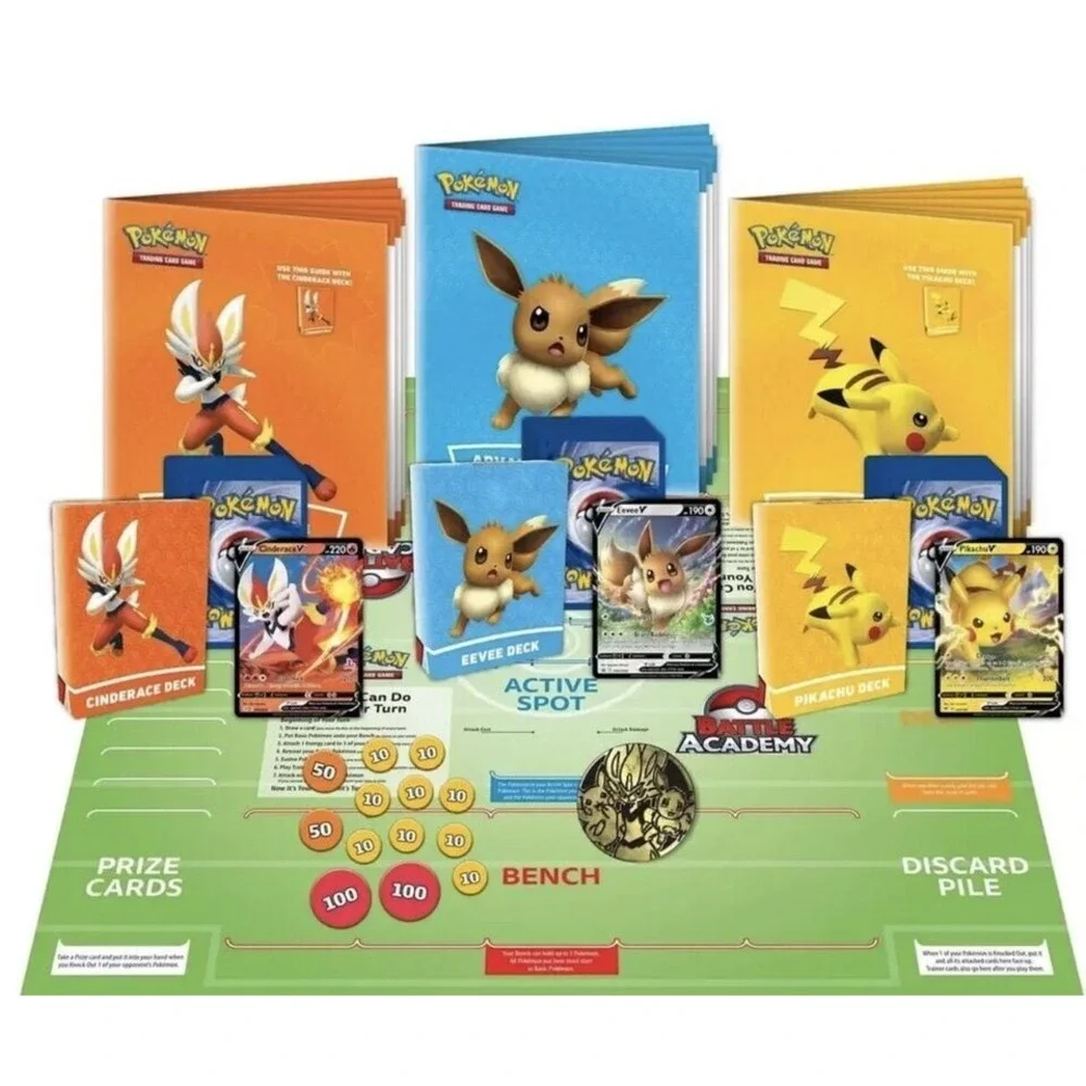 Pokemon TCG 2022 Battle Academy Board Game Factory‎ Sealed NEW Trading Card Game